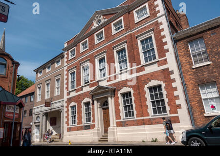 Fairfax House, ein georgianisches Stadthaus im Granary, Stadt York, Großbritannien. Stockfoto