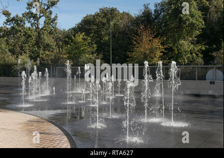 Jardin d'Acclimatation vor Kurzem renoviert wurde dieses Pariser touristische Attraktion zu seiner ehemaligen Pracht wieder in Kraft zu setzen. Stockfoto