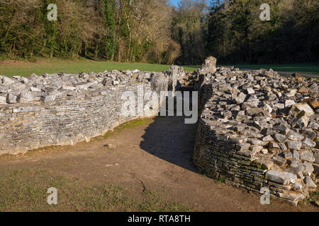 Parc le Breos Grabkammer, Gower, Wales Stockfoto