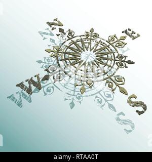 Kompass-Hintergrund Stock Vektor