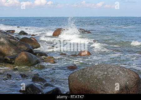 An der Küste von Lohme auf der Insel Rügen Stockfoto