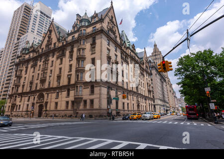 Die Dakota, 1 West 72nd Street, Manhattan, New York USA Stockfoto