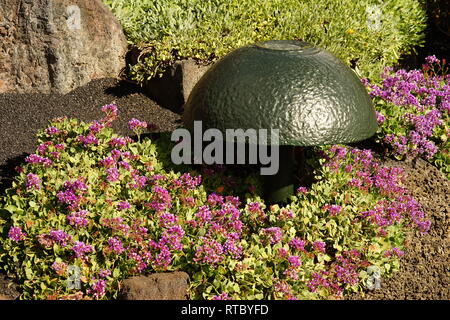 Jameos del Agua, im Lavafeld des Monte Corona, geschaffen von César Manrique, Lanzarote, Kanarische Inseln, Spanien Stockfoto