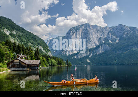 Altausseer See: Der legendäre Juwel im Salzkammergut Stockfoto