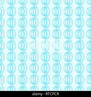 Nahtlose Muster der Tabletten im Blister Stock Vektor