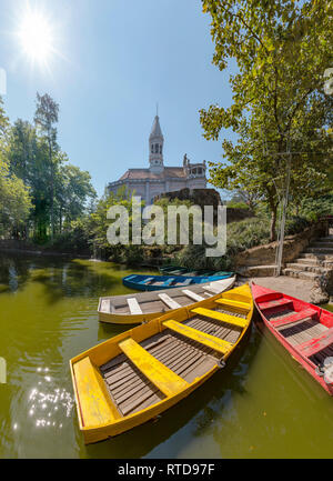 Parque de La Salette, Kirche und Park, Oliveira de Azeméis, Portugal Stockfoto