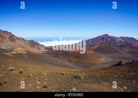 Haleakala NP, Maui, HI-bunte Landschaft der Wüste Stockfoto