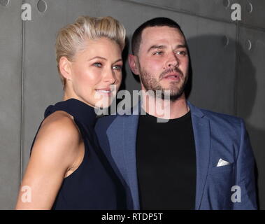 Emma will und Matt Willis an der Produkteinführung Partei für neue Kleidung Linie von 'Emma Willis für die Nächste' an der Marylebone Hotel. Stockfoto