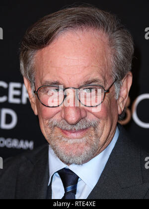 Beverly Hills, Vereinigte Staaten. 28 Feb, 2019. BEVERLY HILLS, Los Angeles, CA, USA - 28. Februar: Regisseur Steven Spielberg kommt an die Women's Cancer Research Fund Ein unvergesslicher Abend Benefiz-gala 2019 im Beverly Wilshire Hotel Vier Jahreszeiten statt, am 28. Februar 2019 in Beverly Hills, Los Angeles, Kalifornien, Vereinigte Staaten. (Foto von Xavier Collin/Image Press Agency) Quelle: Bild Presse Agentur/Alamy leben Nachrichten Stockfoto