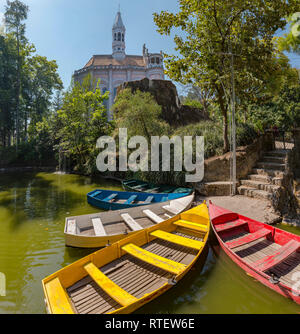 Parque de La Salette, Kirche und Park, Oliveira de Azeméis, Portugal Stockfoto