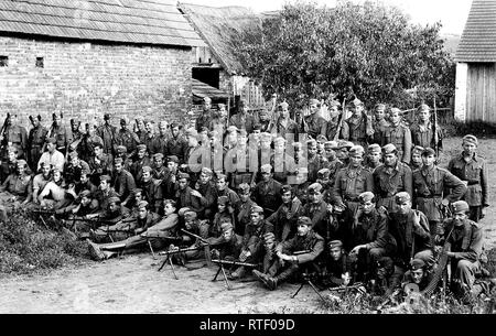 Soldaten der Poglavnik Guard Brigade (Poglavnikov tjelesni sdrug) zwischen 1941 und 1945 Stockfoto