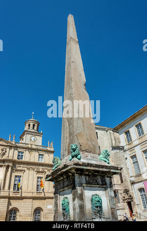 Place De La République in Arles, Frankreich Stockfoto