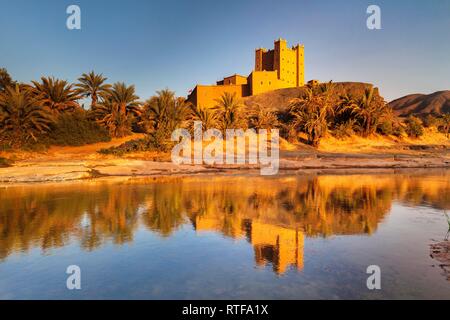 Ait Hamou ou sagte Kasbah, Draa-tal, Atlas, Marokko, Marokko Stockfoto