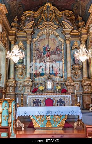 Sanctuary, Wallfahrtskirche Nossa Senhora do Monte, Monte, Funchal, Madeira, Portugal Stockfoto