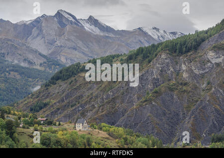 In der Nähe von Allos See in den französischen Alpen Stockfoto