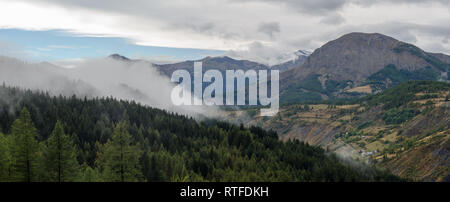 In der Nähe von Allos See in den französischen Alpen Stockfoto