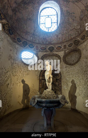 Florenz, Toskana, Italien, Eingang des Buontalenti Grotte in die Boboli Gärten. Unesco-Weltkulturerbe. Stockfoto