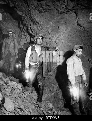 Mine, Montevecchio, Italien 1965 Stockfoto