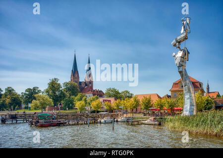 Parzival, Parciaval am See, St. Trinitatis Kirche, Altstadt von Neuruppin, Neuruppin, Brandenburg, Deutschland, Europa Stockfoto