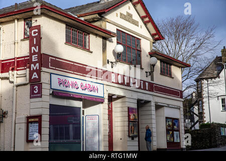 Royalty Kino und Bild Haus in Bowness on Windermere, Lake District, Cumbria in England Stockfoto