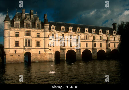 Schloss von Chenonceaux, Loiretal, Frankreich Stockfoto