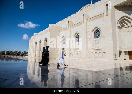 Sultan Qaboos Grand Mosque, Muscat, Oman Stockfoto