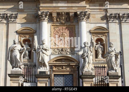 Die Heiligen Petrus und Paulus Kirche bauen von Giovanni Maria Bernardoni (Kościół Św Piotr i Pawła w Krakowie), Krakau, Polen Stockfoto