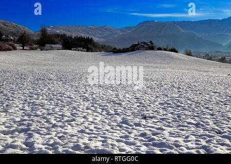 Martigny, Arves Tal, Kanton Wallis, Schweiz Stockfoto