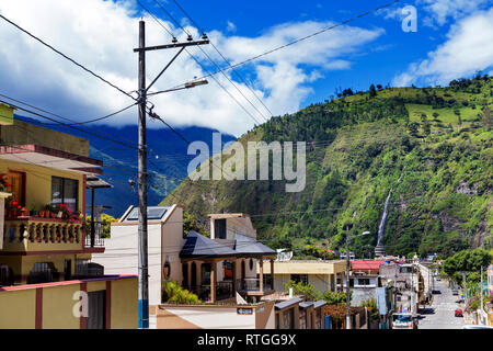 Banos de Agua Santa, Ecuador Stockfoto