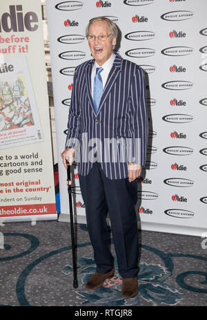 Celebs nehmen an der Oldie des Jahres Awards 2019 Mit: Nicholas Parsons Wo: London, Vereinigtes Königreich, wenn: 29 Jan 2019 Credit: Phil Lewis/WENN.com Stockfoto