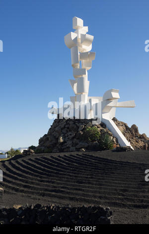 Museo del Campesino (bäuerliche Museum im Dorf Mozaga Lanzarote. Kanaren Stockfoto