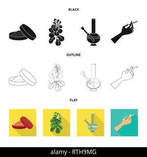 Schnupftabak, Blätter, Hookah, Hand, Lieferung, Blatt, Bong, arm, Box, Landwirtschaft, Halten, runde, botanische, Pause, Rauchen, Botanik, Rohr, schlecht, Behälter, Anlagen, Flasche, Feuer, Schaden, Risiko, Glas, Männer, Pulver, Art, Kapazität, Finger, verweigern, Stop, anti, Gewohnheit, Zigaretten, Tabak, Gesundheit, Nikotin, Rauchen, Statistiken, Set, Vector, Icon, Illustration, isoliert, Sammlung, Design, Element, Grafik, Vektor, Vektoren, Stock Vektor