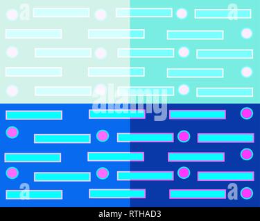 Geometrisch abstrakten Hintergrund, bestehend aus vier Quadrate in verschiedenen Farben Stock Vektor