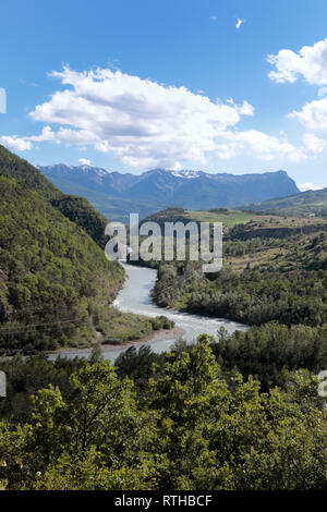 Alpental in der Nähe von Briançon, Haute Provence, Frankreich Stockfoto