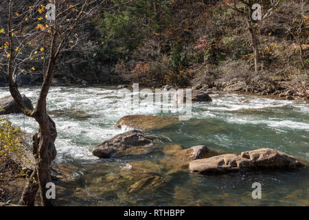 Outdoor Fotos von Creek und Spuren von soddy Daisy Tennessee Stockfoto