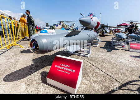 Zhuhai, Guangdong, China - November 07, 2018: Gemeinsame Fighter-17 Donner am Airshow China 2018 Stockfoto