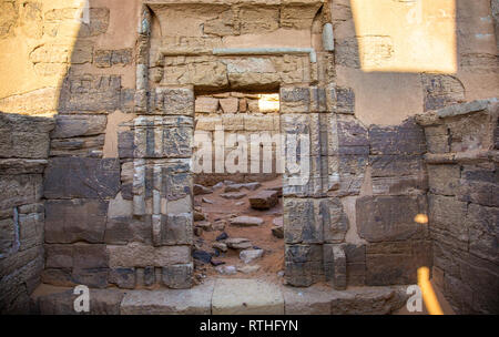 Alte Mauern von Meroe Pyramiden in der Wüste des Sudan Stockfoto