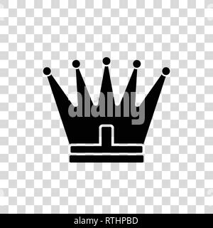 Krone Symbol in trendigen Flat Style auf weißem Hintergrund. Royal Symbol für Ihre Web site Design, Logo, App, UI. Vector Illustration Stock Vektor