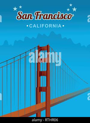 Golden Gate Bridge Stock Vektor