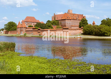 Marienburg - Schloss des Deutschen Ordens - Malbork, Polen, Europa Stockfoto