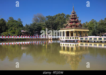 Die Mya Tha-Lyaung buddhistischen Website. Bago, Myanmar, Birma. Stockfoto