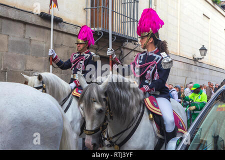 Religiöse Prozession für Festival von San Isidro, 15. Mai, Madrid, Spanien Stockfoto