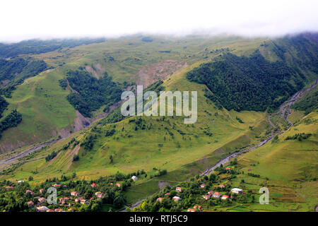 Berglandschaft, Mtiuleti, Georgia Stockfoto