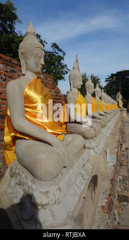 Ayutthaya Historical Park in Thailand Stockfoto