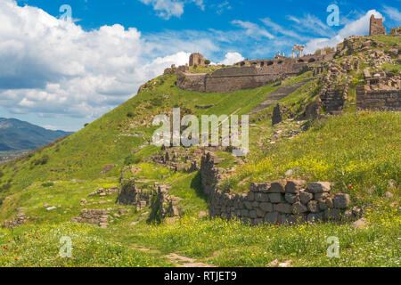 Ruinen von Pergamon, Bergama, Provinz Izmir, Türkei Stockfoto