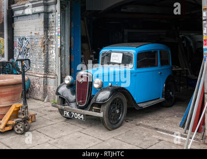 Vintage Austin Seven Auto für Verkauf Stockfoto