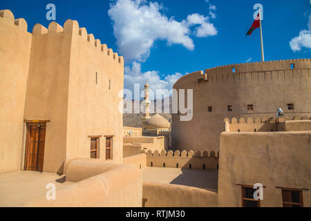 Nizwa Fort, Nizwa, Oman Stockfoto