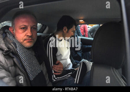 Polizei Betrieb führt zur Festnahme des Chefs der Camorra Flüchtling von Quads 14 Jahre Marco Di Lauro, der Regent von "homonym Clan. 02/03/2019 - Neapel, Italien Stockfoto