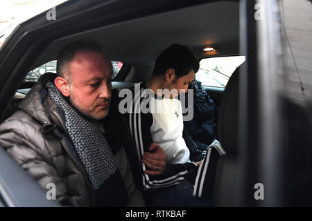 Polizei Betrieb führt zur Festnahme des Chefs der Camorra Flüchtling von Quads 14 Jahre Marco Di Lauro, der Regent von "homonym Clan. 02/03/2019 - Neapel, Italien Stockfoto