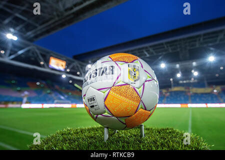 Niederlande. 2. März 2019. Arnheim, 02-03-2019, GelreDome, Saison 2018 / 2019, Eredivisie, Vitesse-NAC, Innenansicht des Stadions GelreDome Credit: Pro Schüsse/Alamy leben Nachrichten Stockfoto